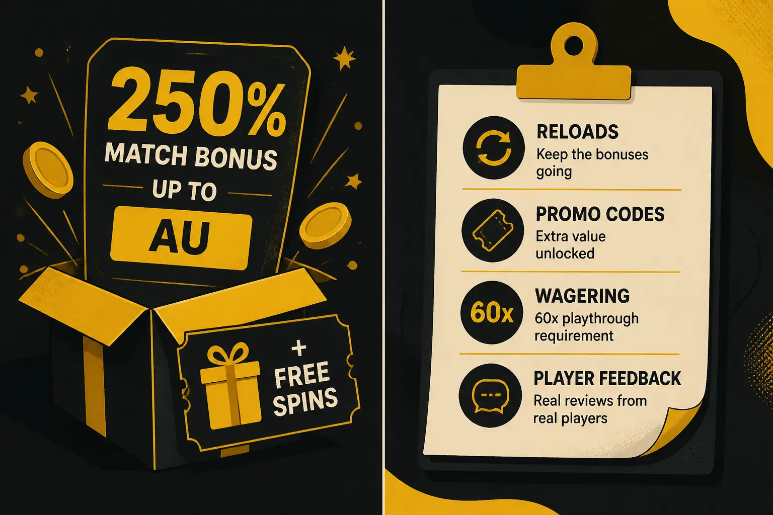 Grand Rush Casino Bonus – 250% Welcome Offer and Promotions visual guide for Grand Rush Casino
