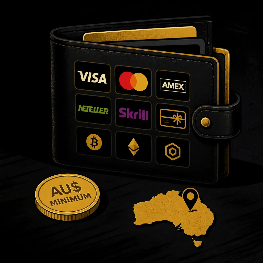 Grand Rush Casino Deposit and Payment Methods visual guide for Grand Rush Casino